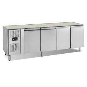 Tefcold čtyřdveřový chladicí stůl bez desky GC74 LEFT Tefcold čtyřdveřový chladicí stůl bez desky GC74 LEFT