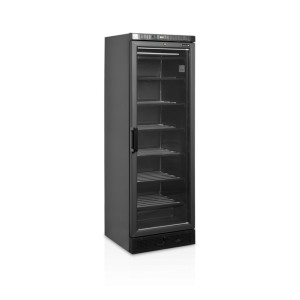 Tefcold mrazicí jednodveřová skříň prosklené dveře UFSC371G Black
